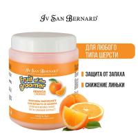 Маска Iv San Bernard Fruit of the Groomer Orange, восстанавливающая для слабой выпадающей шерсти с силиконом 1 л