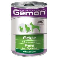 Влажный корм Gemon Dog для взрослых собак, паштет ягненок консервы 400 г
