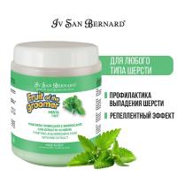 Маска Iv San Bernard Fruit of the Groomer Mint, восстанавливающая для любого типа шерсти с витамином В6 1 л