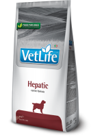 Корм Farmina VetLife Hepatic для собак при хронической печеночной недостаточности