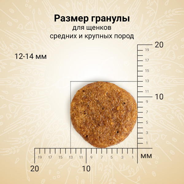 Сухой корм CRAFTIA NATURA для щенков средних и крупных пород из ягненка с перепелкой 640 гр
